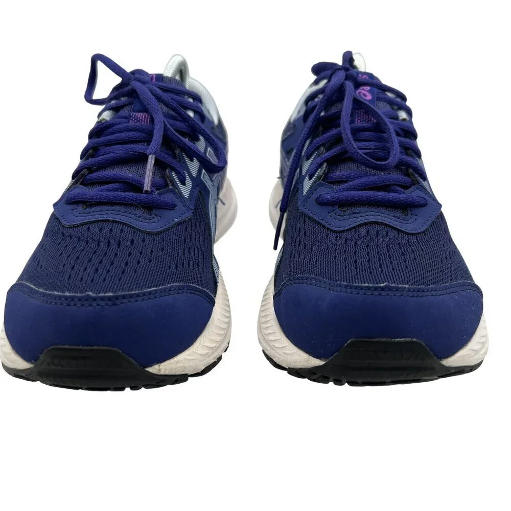 Asics Gel Contend 8 Womens 9W Running Shoes Athletic Dive Blue Soft Sky Sneaker